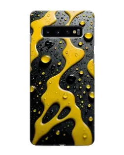 Чохол для Samsung Galaxy s10 Plus з картинкою «Рідке жовте золото»