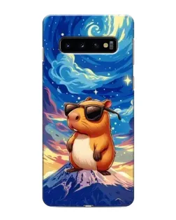 Чехол для Samsung Galaxy s10 Plus с картинкой «Капибара Ван Гога» Чехол для Samsung Galaxy s10 Plus с картинкой «Капибара Ван Гога»