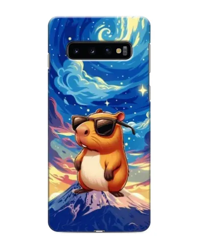 Чехол для Samsung Galaxy s10 Plus с картинкой «Капибара Ван Гога» Чехол для Samsung Galaxy s10 Plus с картинкой «Капибара Ван Гога»