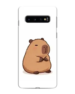 Чехол для Samsung Galaxy s10 Plus с картинкой «Толстенькая капибара» Чехол для Samsung Galaxy s10 Plus с картинкой «Толстенькая капибара»