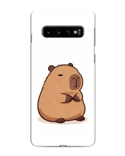 Чехол для Samsung Galaxy s10 Plus с картинкой «Толстенькая капибара» Чехол для Samsung Galaxy s10 Plus с картинкой «Толстенькая капибара»
