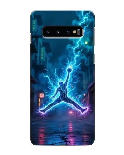Чехол для Samsung Galaxy S10 с картинкой «Jordan Gold Jumpman»