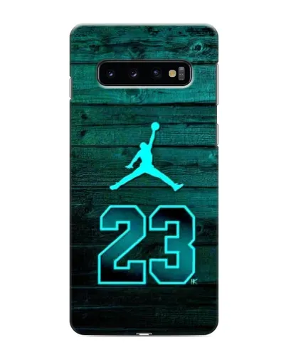 Чехол для Samsung Galaxy S10 с картинкой «Jordan Cyan 23»