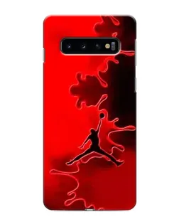 Чехол для Samsung Galaxy S10 с картинкой «Jordan Red Smoke»