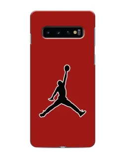 Чехол для Samsung Galaxy S10 с картинкой «Jordan Red Back»