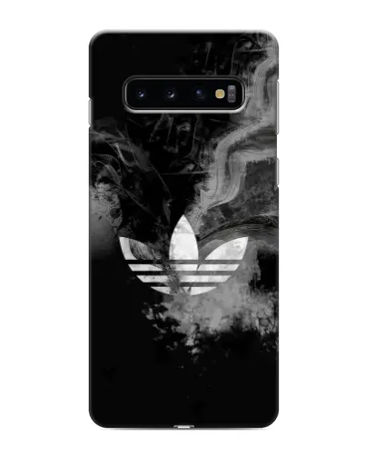 Чехол для Samsung Galaxy S10 с картинкой «Абстрактный дым Adidas»
