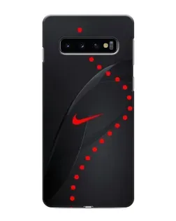 Чехол для Samsung Galaxy S10 с картинкой «Абстрактный дизайн Nike»