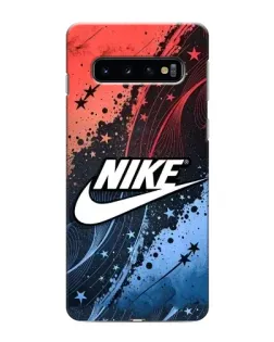 Чехол для Samsung Galaxy S10 с картинкой «Градиентный принт Найк»