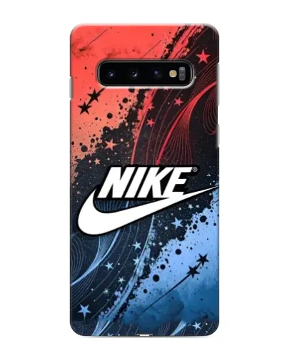 Чехол для Samsung Galaxy S10 с картинкой «Градиентный принт Найк»