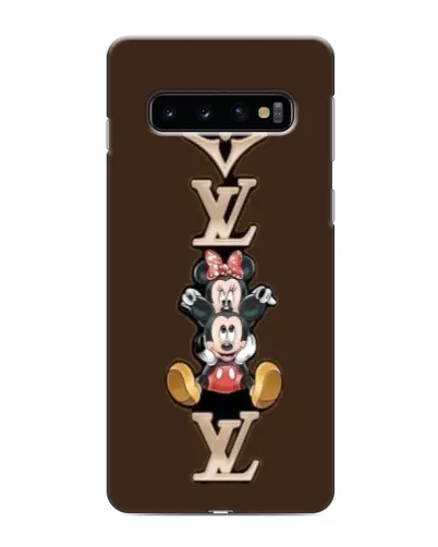 Чехол для Samsung Galaxy S10 с картинкой «LV и Микки Маус»