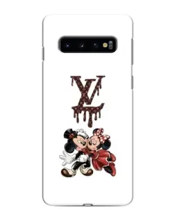 Чехол для Samsung Galaxy S10 с картинкой «LV и Микки Маус»