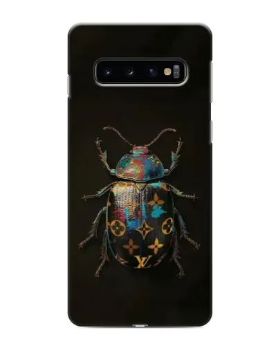 Чехол для Samsung Galaxy S10 с картинкой «LV — мраморный принт»
