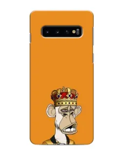 Чехол для Samsung Galaxy S10 с картинкой «Золотая обезьяна Bored Ape» Чехол для Samsung Galaxy S10 с картинкой «Золотая обезьяна Bored Ape»