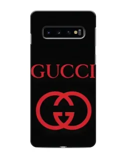 Чехол для Samsung Galaxy S10 с картинкой «Gucci — красный логотип»