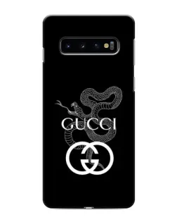 Чехол для Samsung Galaxy S10 с картинкой «Gucci — серебряная змея»