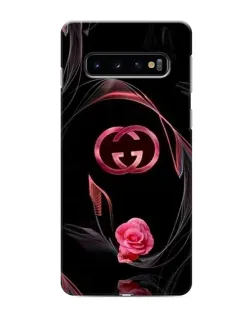 Чехол для Samsung Galaxy S10 с картинкой «Gucci — неоновая роза»