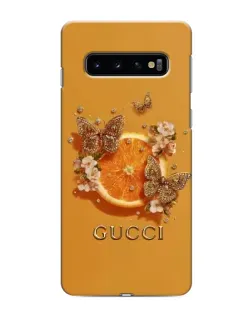 Чехол для Samsung Galaxy S10 с картинкой «Gucci — золотые бабочки» Чехол для Samsung Galaxy S10 с картинкой «Gucci — золотые бабочки»