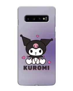 Чехол для Samsung Galaxy S10 с картинкой «Kuromi — фиолетовый арт»