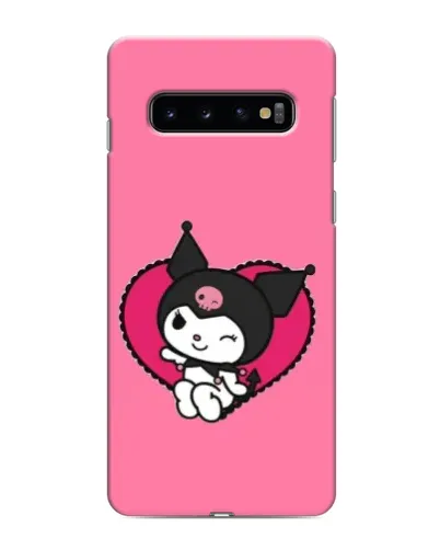 Чехол для Samsung Galaxy S10 с картинкой «Kuromi — любовь в сердце» Чехол для Samsung Galaxy S10 с картинкой «Kuromi — любовь в сердце»