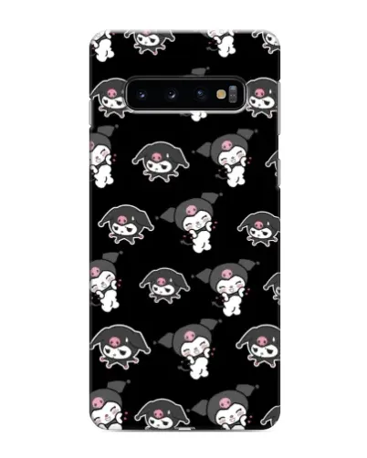 Чехол для Samsung Galaxy S10 с картинкой «Черный паттерн Kuromi» Чехол для Samsung Galaxy S10 с картинкой «Черный паттерн Kuromi»