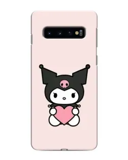Чехол для Samsung Galaxy S10 с картинкой «Kuromi и сердце»