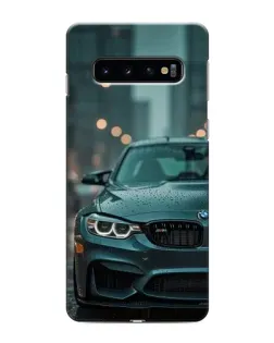 Чехол для Samsung Galaxy S10 с картинкой «BMW в огнях города»
