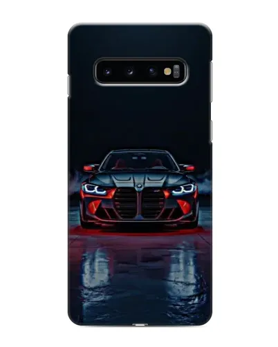 Чехол для Samsung Galaxy S10 с картинкой «BMW на мокрой дороге»