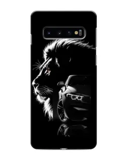 Чехол для Samsung Galaxy S10 с картинкой «BMW и лев»