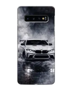 Чехол для Samsung Galaxy S10 с картинкой «BMW сквозь туман»