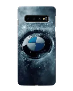 Чохол для Samsung Galaxy S10 з картинкою «Логотип BMW — лід»