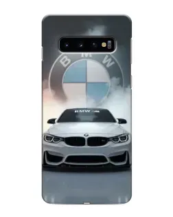 Чохол для Samsung Galaxy S10 з картинкою «BMW в білому диму»