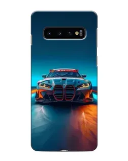 Чохол для Samsung Galaxy S10 з картинкою «BMW — вогні неону»