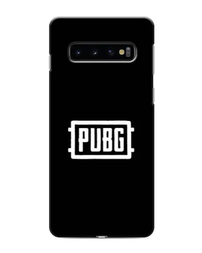 Чехол для Samsung Galaxy S10 с картинкой «Лого BMW — металлический блеск»