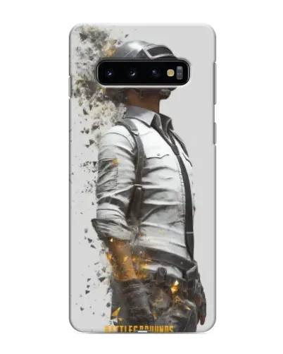 Чехол для Samsung Galaxy S10 с картинкой «PUBG — боец в пыли»