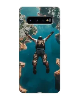 Чехол для Samsung Galaxy S10 с картинкой «PUBG — свободное падение»