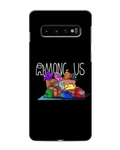 Чехол для Samsung Galaxy S10 с картинкой «Логотип Among Us» Чехол для Samsung Galaxy S10 с картинкой «Логотип Among Us»