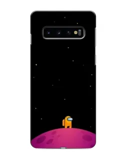 Чехол для Samsung Galaxy S10 с картинкой «Одинокий герой на планете»