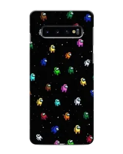Чехол для Samsung Galaxy S10 с картинкой «Экипаж Among Us»