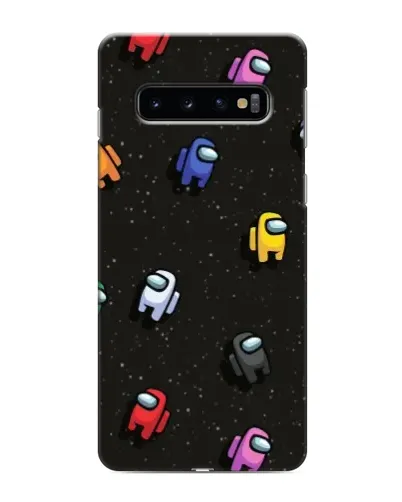 Чехол для Samsung Galaxy S10 с картинкой «Космический паттерн Among Us» Чехол для Samsung Galaxy S10 с картинкой «Космический паттерн Among Us»