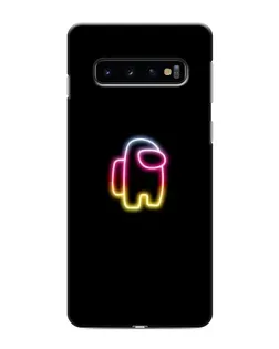 Чехол для Samsung Galaxy S10 с картинкой «Among Us градиент»