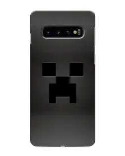 Чехол для Samsung Galaxy S10 с картинкой «Черный крипер градиент»