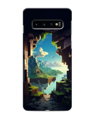 Чехол для Samsung Galaxy S10 с картинкой «Вид из пещеры»