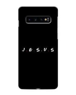 Чехол для Samsung Galaxy S10 с картинкой «Точки веры J.E.S.U.S.»