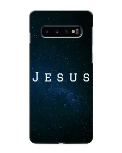 Чехол для Samsung Galaxy S10 с картинкой «Звездное небо Jesus»