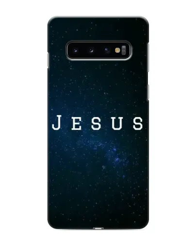 Чехол для Samsung Galaxy S10 с картинкой «Звездное небо Jesus»