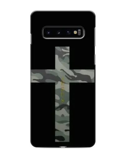 Чехол для Samsung Galaxy S10 с картинкой «Милитари Крест»