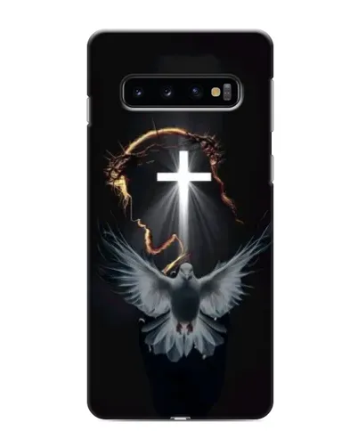 Чехол для Samsung Galaxy S10 с картинкой «Голубь и Свет»
