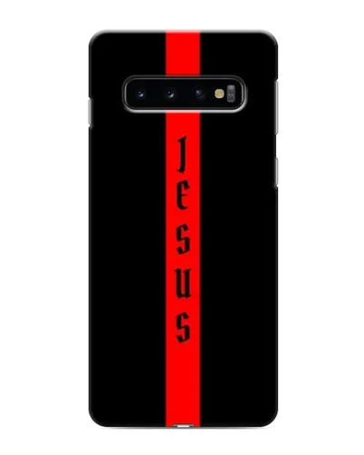 Чехол для Samsung Galaxy S10 с картинкой «Красная линия веры»