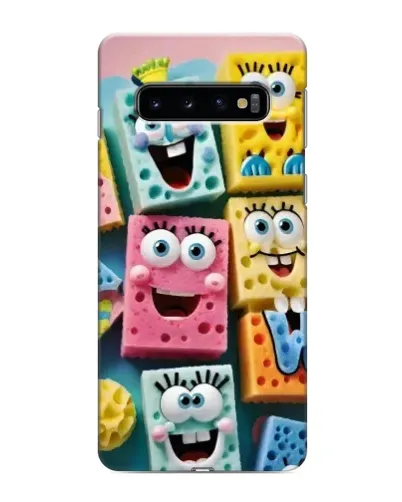 Чехол для Samsung Galaxy S10 с картинкой «Цветные губки»
