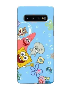 Чехол для Samsung Galaxy S10 с картинкой «Веселые пузырьки»
